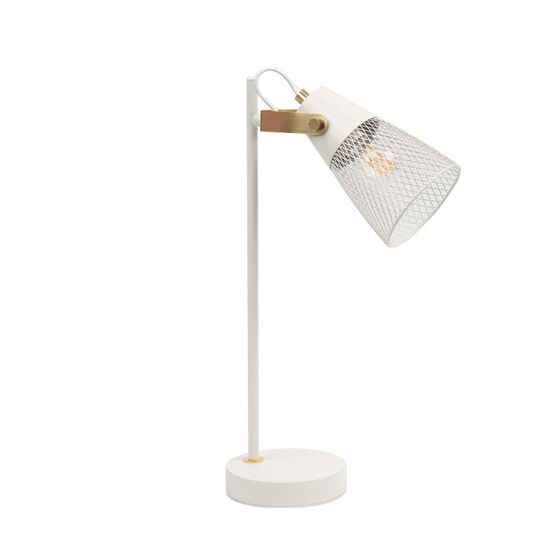 Hotel cubiculo metallum cavum ferrum mensa lucerna