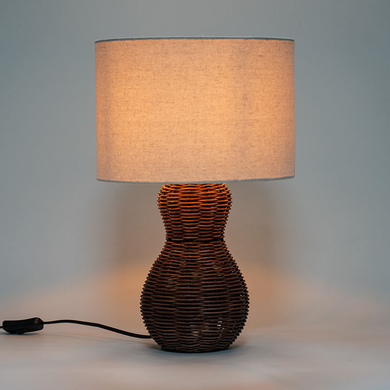 Handmade Rattan Ars mensa lucerna