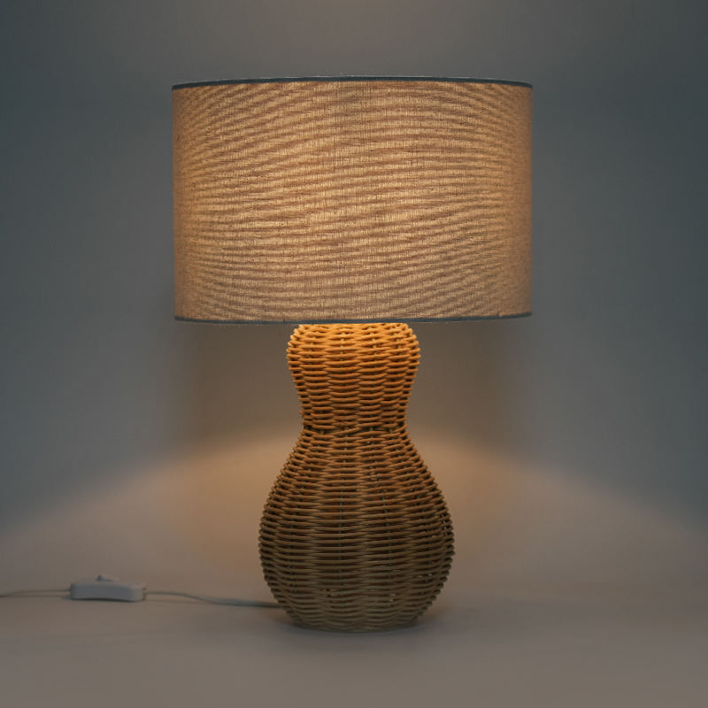 Handmade Rattan Ars mensa lucerna