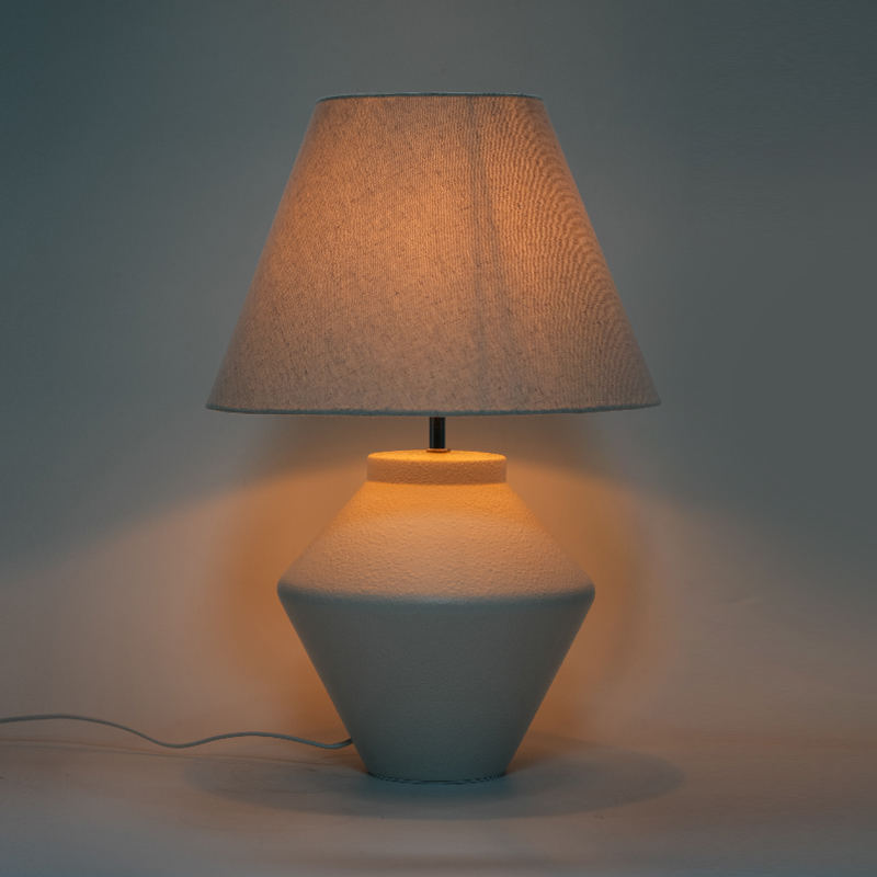 Geometrica Ceramic mensam lucerna