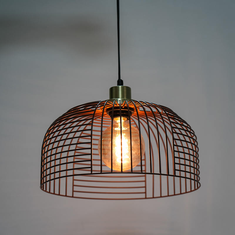 Birdcage lux lucem stillante ferrum Chandelier