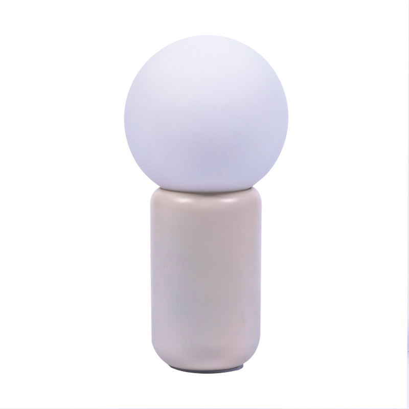 Consilium Simple mensam lucerna (metallum base + speculum Lampshade)