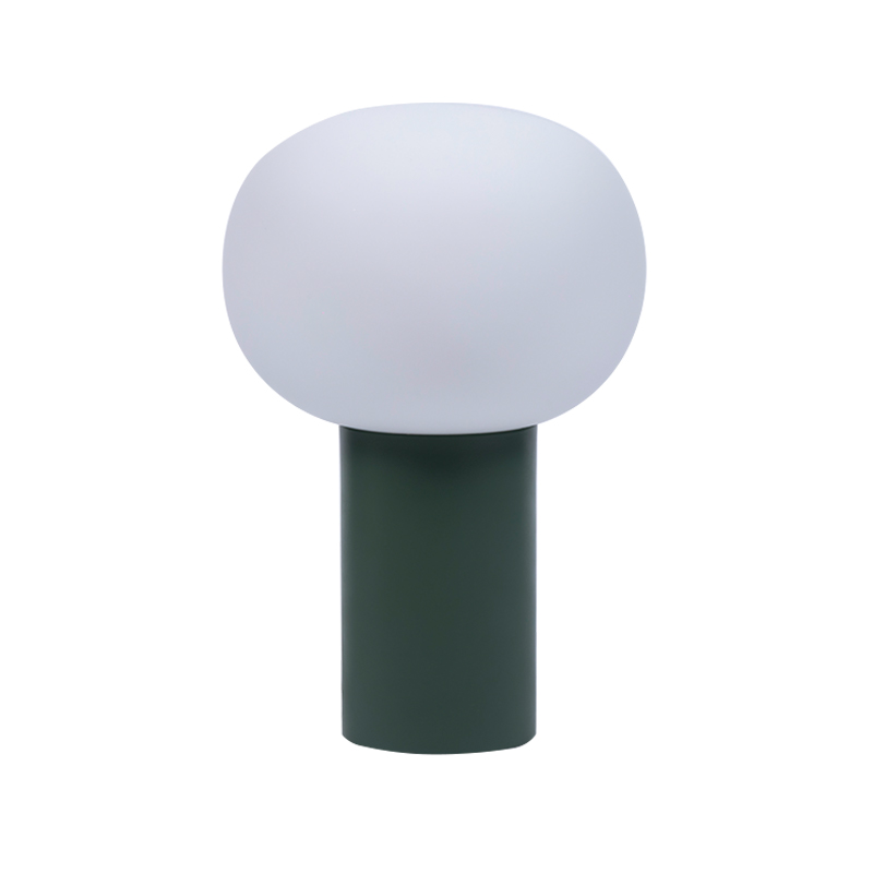 Consilium Simple mensam lucerna (metallum base + speculum Lampshade)